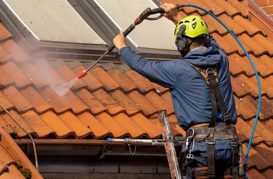 Démoussage et hydrofuge de toiture à Fresse